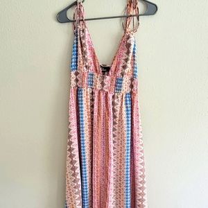 Lulu's Maxin' Relaxin' Multi Print Maxi Dress - M